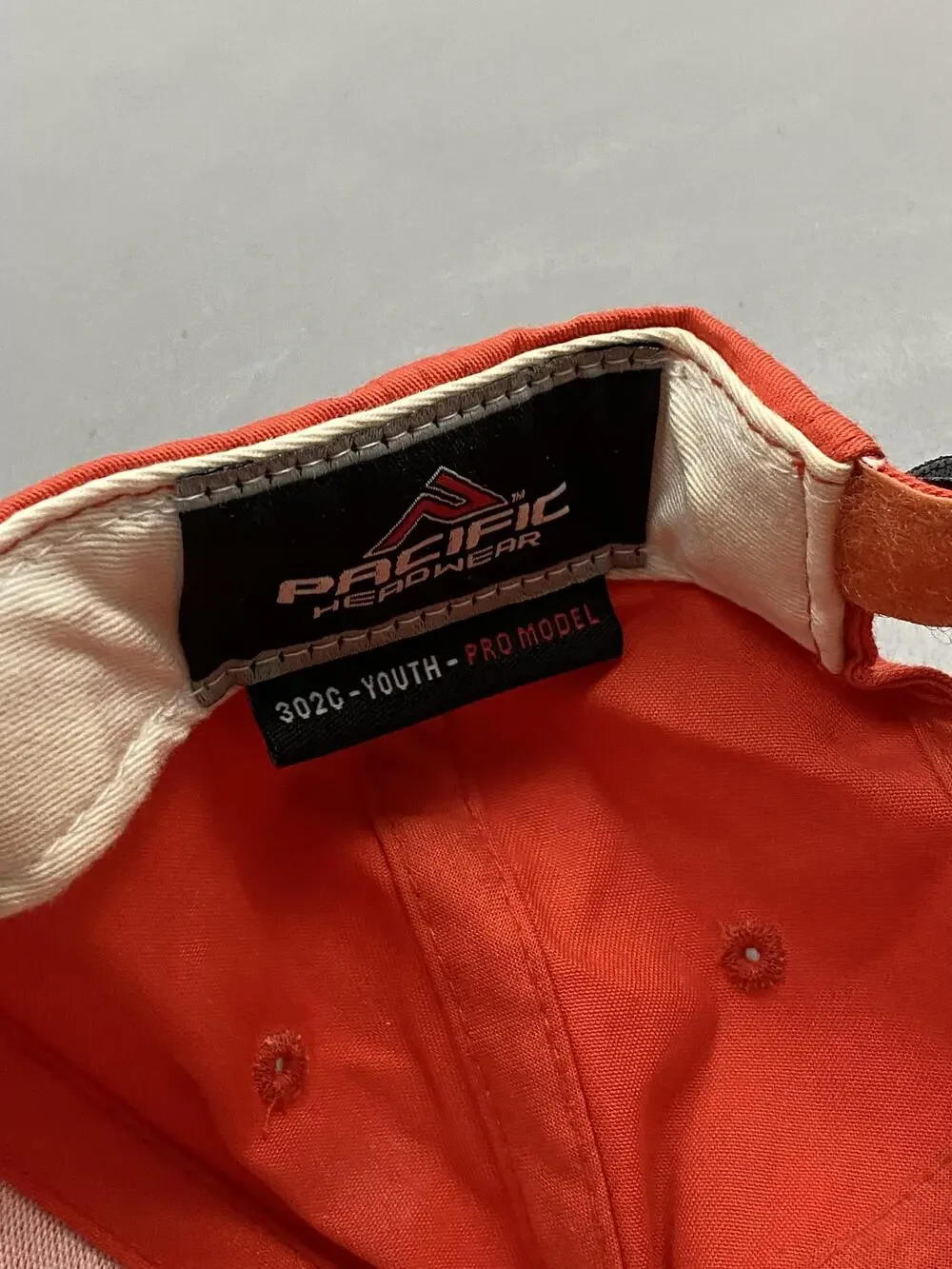76 Hat Cap Strap Back One Size Orange Pacific Headwear Baseball Cap Adjustable
